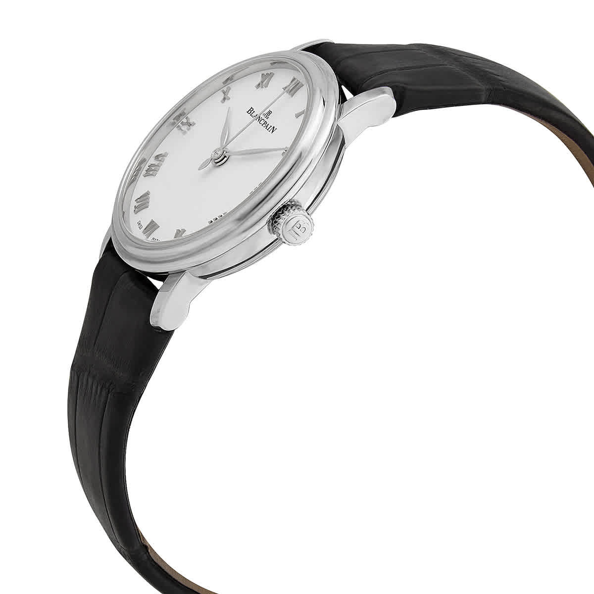 Blancpain Villeret Automatic White Dial Ladies Watch 6104 1127 55A