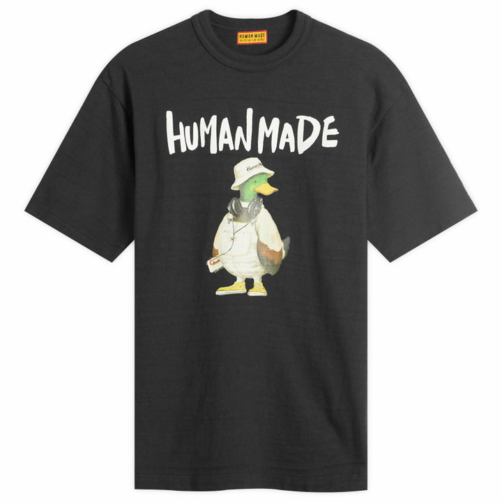 Photo: Human Made Men's Polo Duck T-shirt in Black