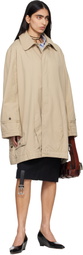 HODAKOVA Beige Upside Down Trench Coat