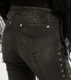 Blumarine Low-rise slim-fit flared jeans