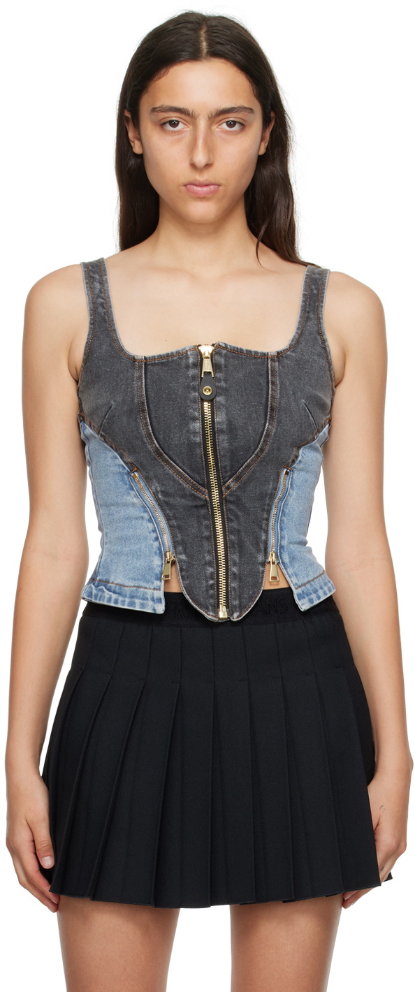 Sacai Denim Tank Top 600071817blk