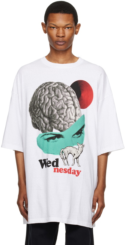 Photo: UNDERCOVER White 'Wednesday' T-Shirt