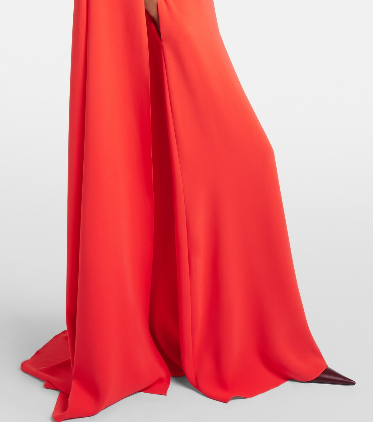 Oscar de la Renta Cyclamen silk-blend georgette kaftan
