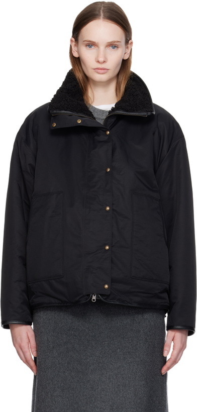 Photo: Nothing Written Black Pooh Reversible Faux-Shearling Jacket