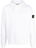 STONE ISLAND - Logo Cotton Hoodie