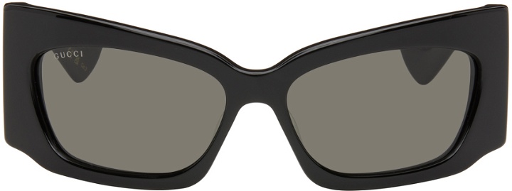 Photo: Gucci Black Geometric Sunglasses