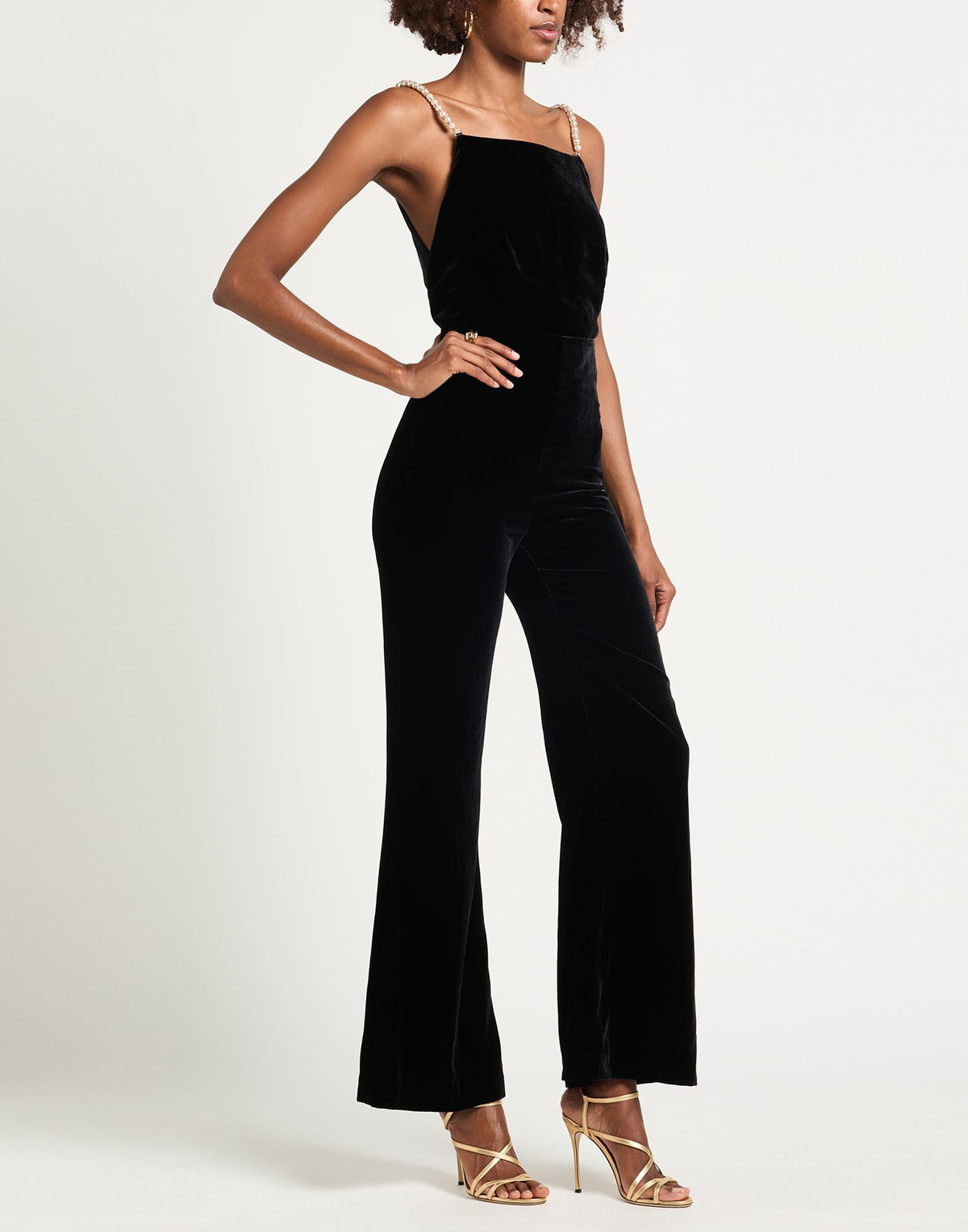 Sandro Womens Jumpsuit in Black