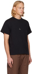 ROA Black Mock T-Shirt