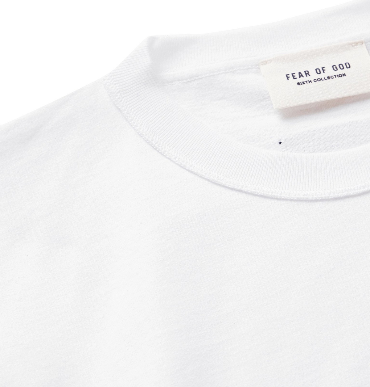 Fear of God - Logo-Print Cotton-Jersey T-Shirt - White Fear Of God