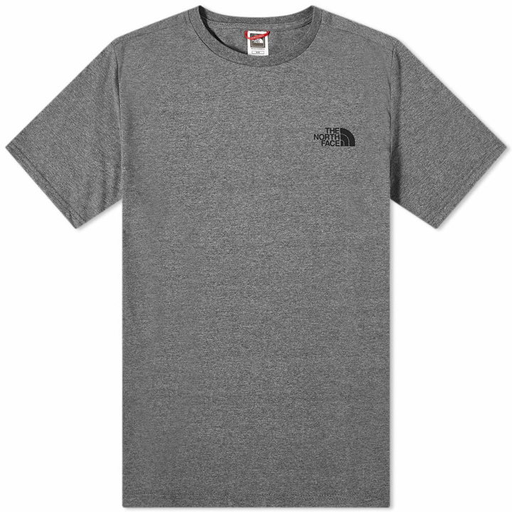 Photo: The North Face Men's Simple Dome T-Shirt in Grey Heather