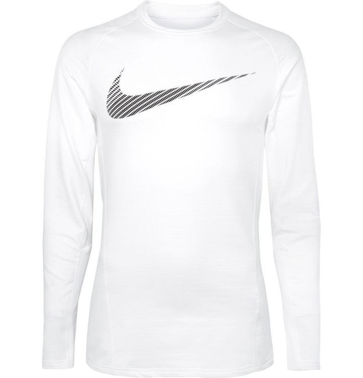 Photo: Nike Training - Printed Dri-FIT T-Shirt - White