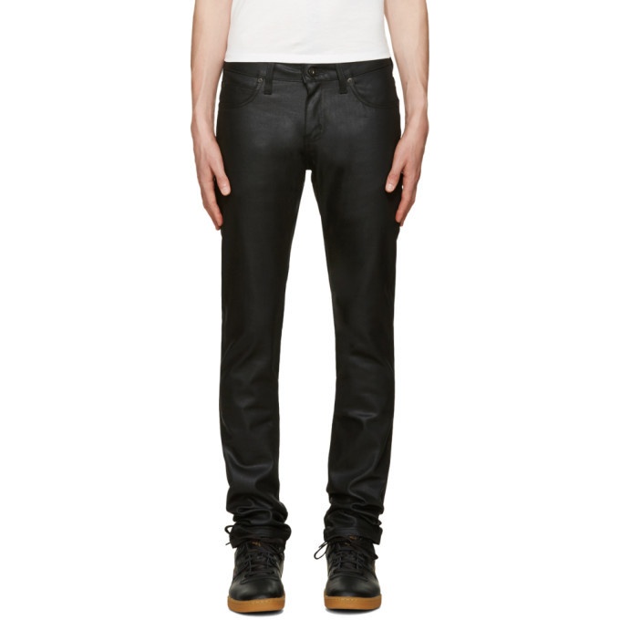 Photo: Naked and Famous Denim Black Superskinny Guy Jeans