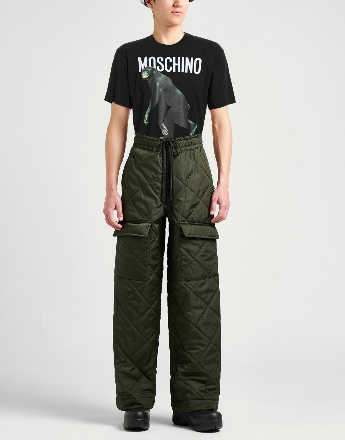 Moschino Couture Mens T-shirt in Black