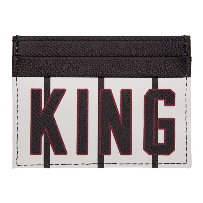 Photo: Dolce and Gabbana Black and White King Card Holder