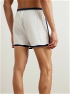 Hanro - Pierre Stretch-Cotton and TENCEL™ Modal-Blend Boxer Shorts - White
