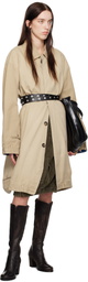 HODAKOVA Beige Upside Down Chino Trench Coat