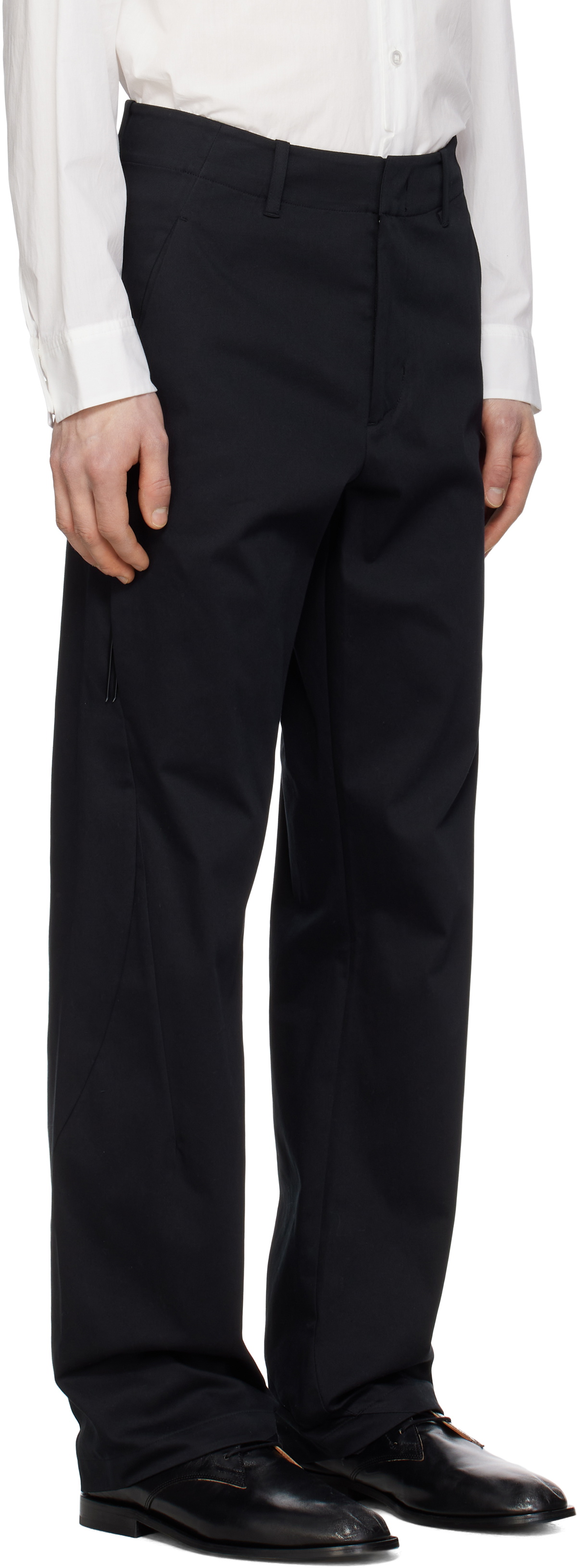 POST ARCHIVE FACTION (PAF) Black 8.0 Right Trousers Post Archive