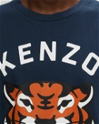 Kenzo Lucky Tiger Oversize Tee Blue - Mens - Shortsleeves