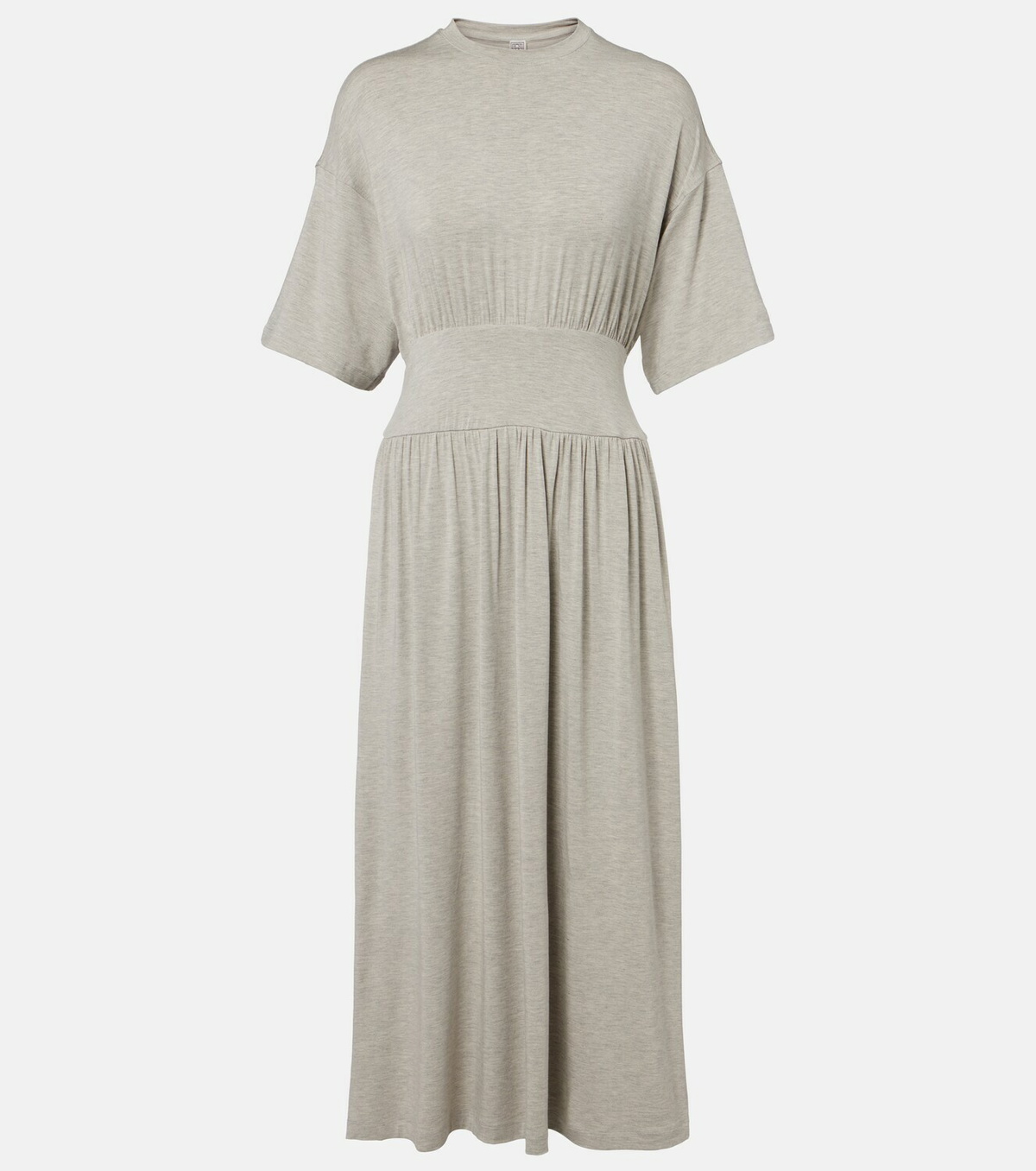 Toteme Jersey gathered midi dress