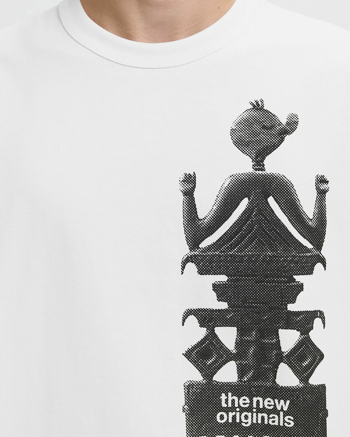 The New Originals FREDDY COMB TEE White Mens Shortsleefe