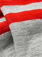 Les Tien - Striped Cashmere Socks - Gray
