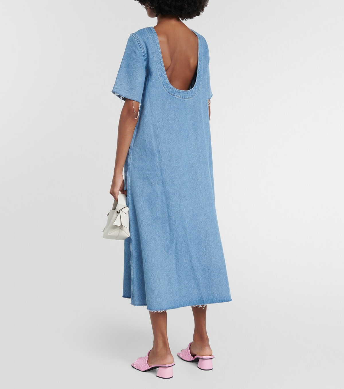 GANNI ガニー デニム ワンピース 25 Denim midi dress034152 GANNI ガニー デニム ワンピース 25 Denim midi dress034152