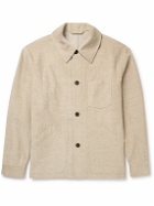 De Bonne Facture - Maquignon Cotton and Linen-Blend Corduroy Overshirt - Neutrals