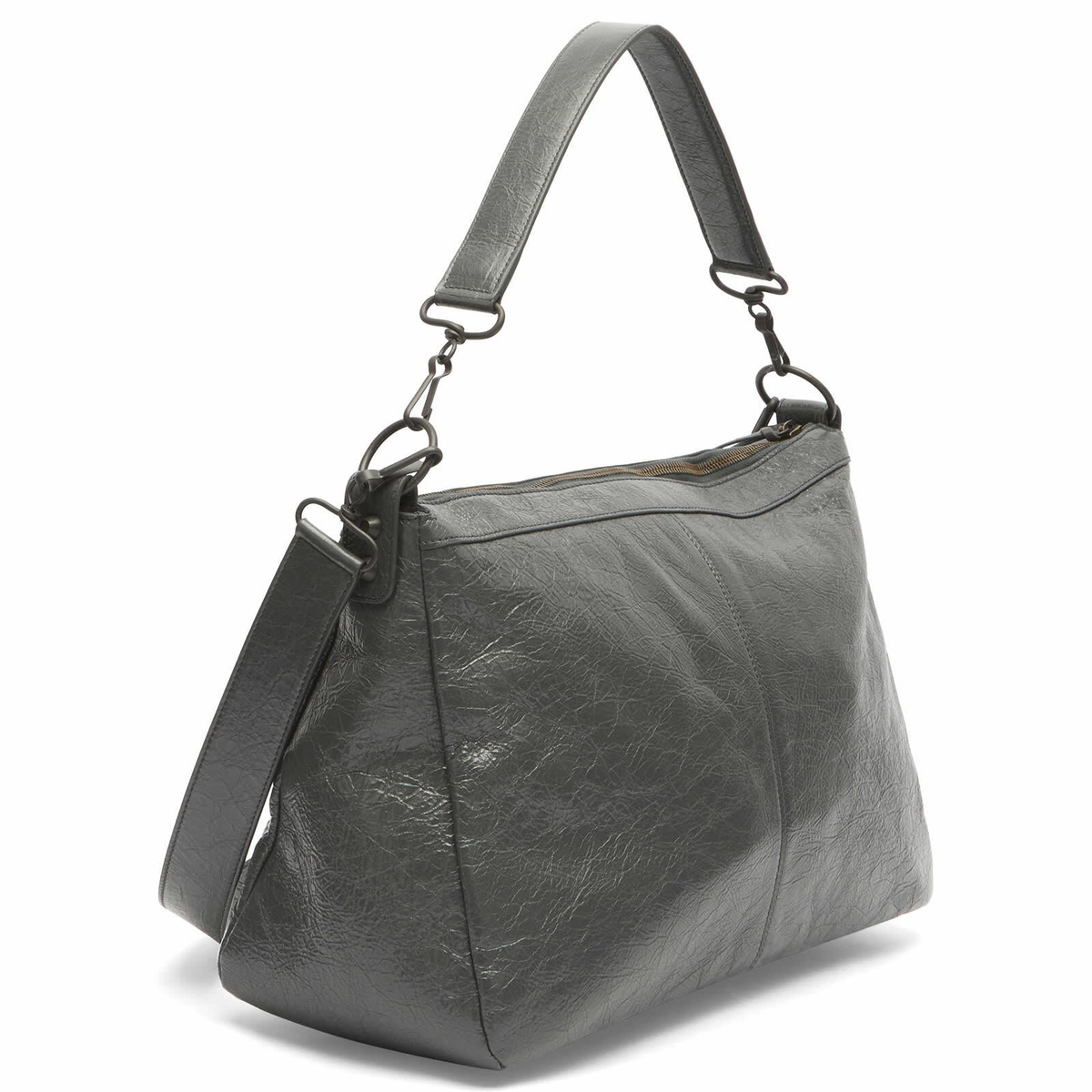 Balenciaga Men's Le City Moto Medium Bag in Volcanic Rock 