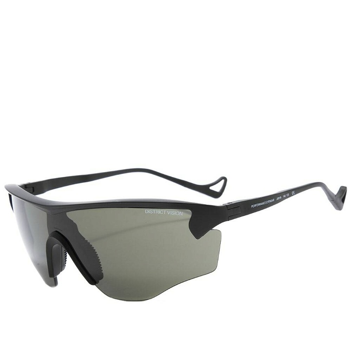 Photo: District Vision Men's Junya Racer Sunglasses in Black