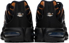 Nike Black & Orange Air Max Plus Sneakers