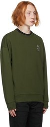 Maison Kitsuné Green Puma Edition Crewneck Sweatshirt