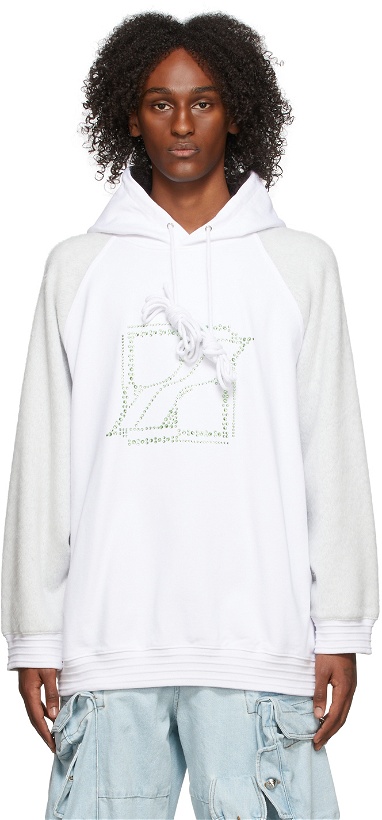 Photo: We11done White Washed Fleece Hoodie