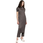 PLEATS PLEASE ISSEY MIYAKE Gray Monthly Colors June Midi Dress