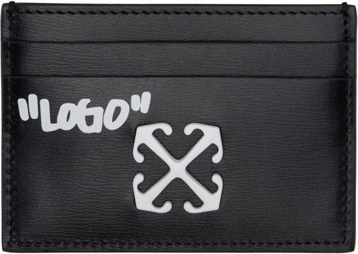 Photo: Off-White Black Jitney Quote Card Holder