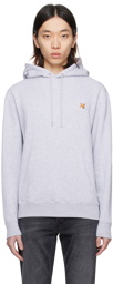 Maison Kitsuné Gray Fox Head Hoodie