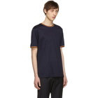 Paul Smith Navy Multi Stripe T-Shirt