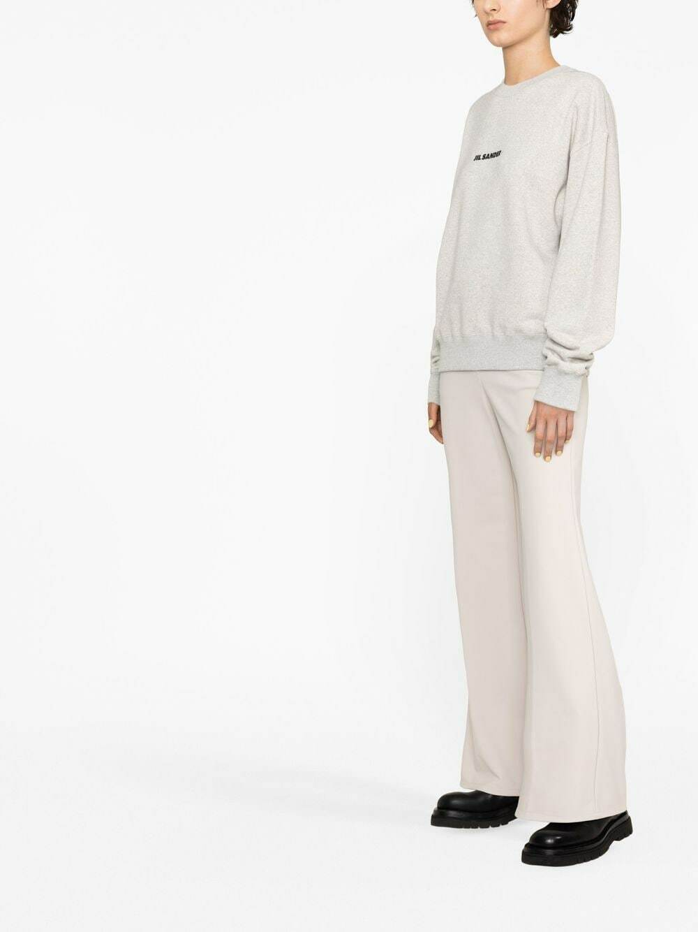 JIL SANDER - Logo Cotton Sweatshirt Jil Sander