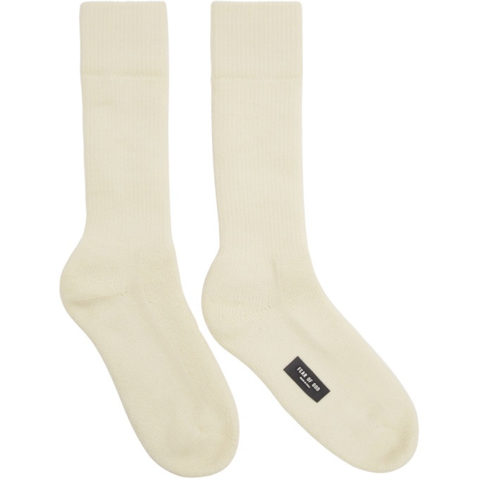 Photo: Fear of God Off-White Merino Socks