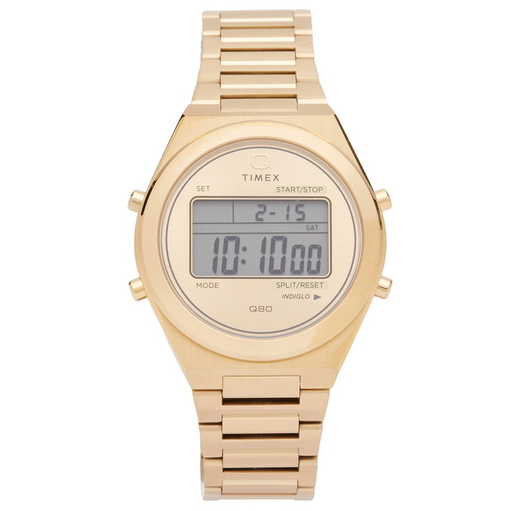 Photo: Timex Q - 80 Continental Watch in Gold 