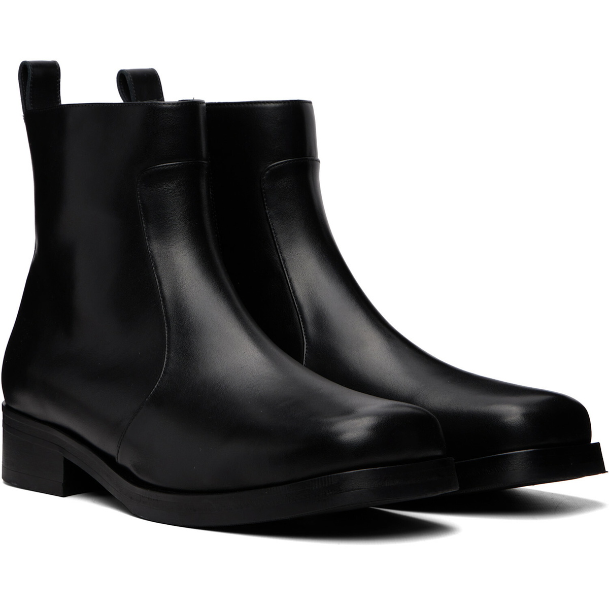 Studio Nicholson Black Square Boots