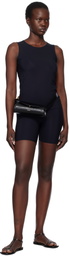 Jil Sander Black Nylon Tank Top