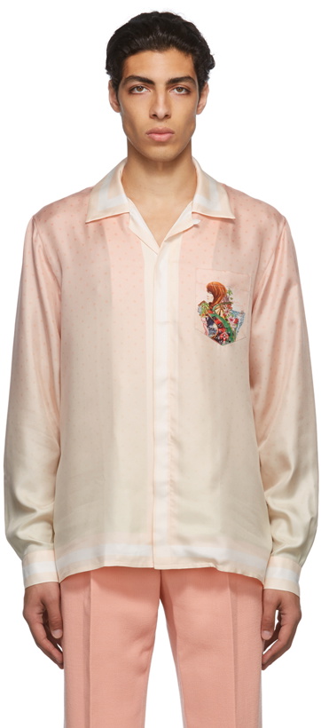 Photo: Casablanca Pink Racing Roulette Shirt