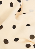 Reformation Remi Polka-dot Georgette Mini Dress White