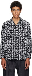 Y's For Men Black Open Collar Shirt