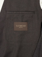 Slowear - Wool-Blend Flannel Suit Jacket - Brown