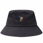 Paul Smith Men's Zebra Bucket Hat in Navy