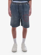 Valentino Bermuda Shorts Blue   Mens