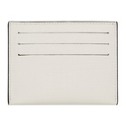 Givenchy White Glow-In-The-Dark Logo Card Holder