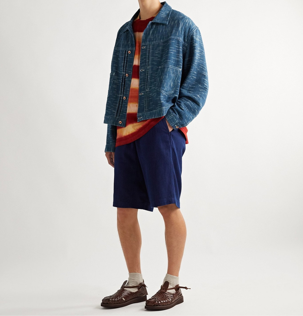 Story Mfg. - Sundae Indigo-Dyed Organic Denim Jacket - Blue Story Mfg.