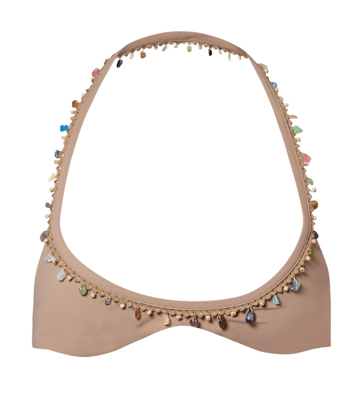 Photo: Christopher Esber Beach Quartz Minuscule embellished bikini top